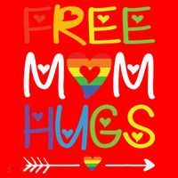 Free Mom Hugs Santa Hat thumb 1