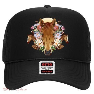 Floral Multi Horse Hat