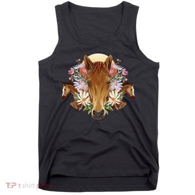 Floral Multi Horse Tank Top