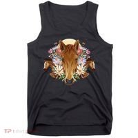 Floral Multi Horse Tank Top thumb 0