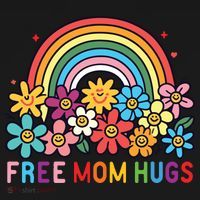 Free Mom Hugs Proud Mom Apron thumb 3