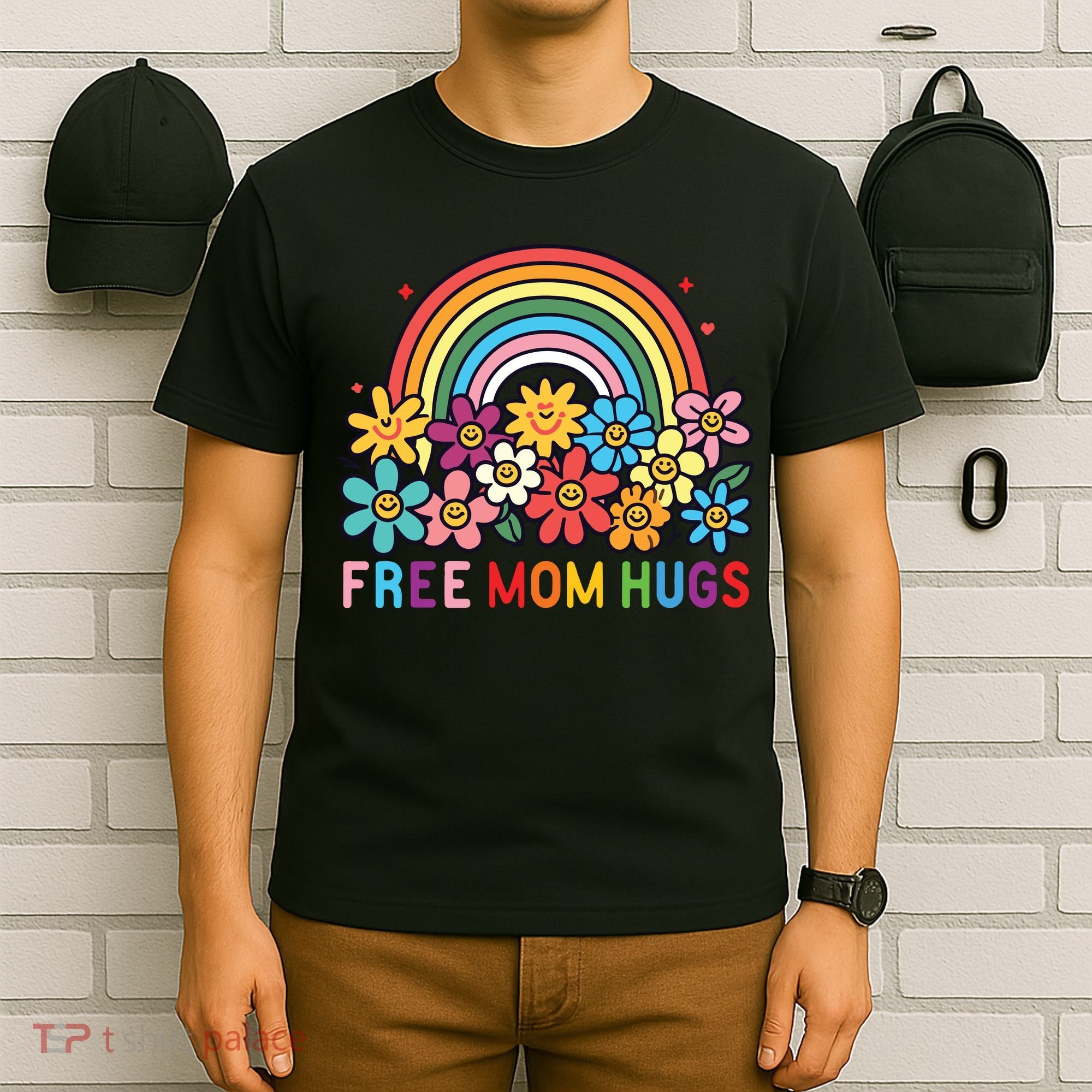Free Mom Hugs Proud Mom T-Shirt