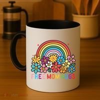 Free Mom Hugs Proud Mom Coffee Mug thumb 4