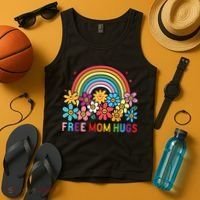 Free Mom Hugs Proud Mom Tank Top thumb 4