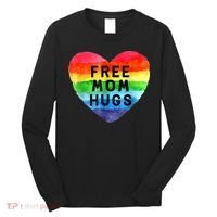Free Mom Hugs , Free Mom Hugs Inclusive Pride LGBTQIA Long Sleeve Shirt thumb 0