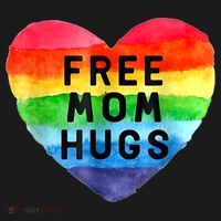 Free Mom Hugs , Free Mom Hugs Inclusive Pride LGBTQIA Ornament thumb 1