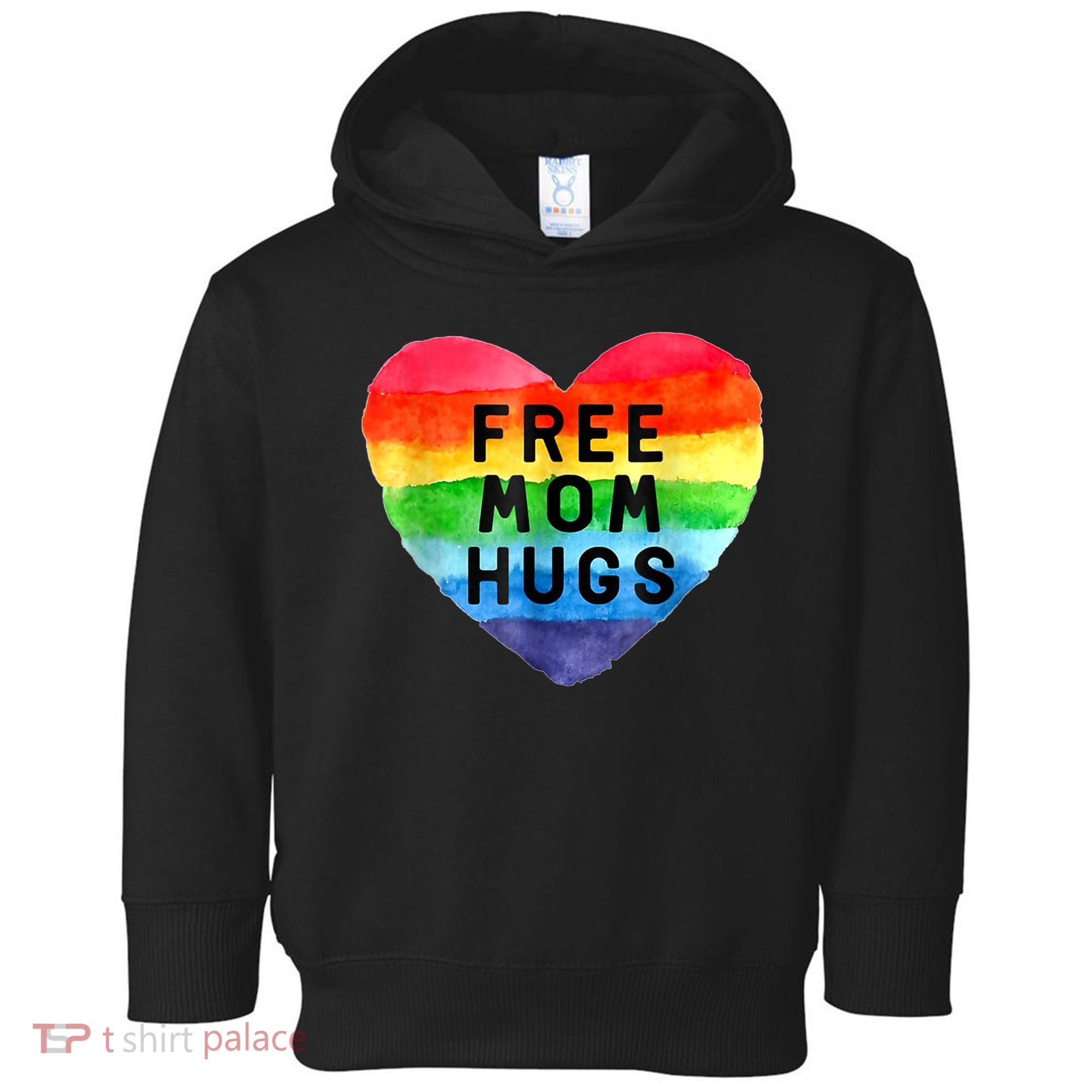 Free Mom Hugs , Free Mom Hugs Inclusive Pride LGBTQIA Toddler Hoodie