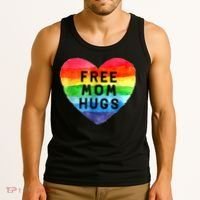 Free Mom Hugs , Free Mom Hugs Inclusive Pride LGBTQIA Tank Top thumb 3