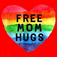 Free Mom Hugs , Free Mom Hugs Inclusive Pride LGBTQIA Santa Hat thumb 1
