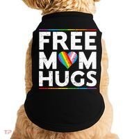Free Mom Hugs Lgbt Pride Parades Rainbow Doggie Tank thumb 0