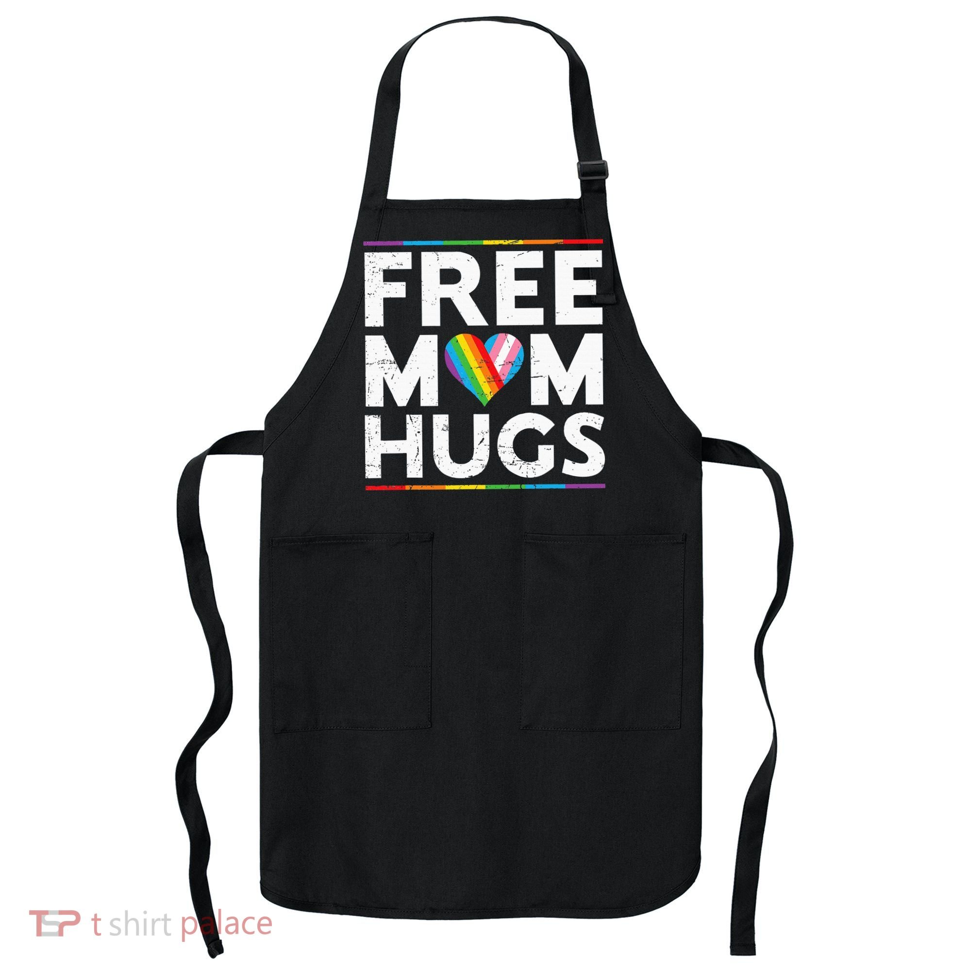 Free Mom Hugs Lgbt Pride Parades Rainbow Apron