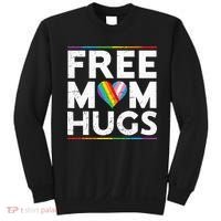 Free Mom Hugs Lgbt Pride Parades Rainbow Sweatshirt thumb 0