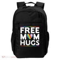Free Mom Hugs Lgbt Pride Parades Rainbow Backpack thumb 0