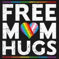 Free Mom Hugs Lgbt Pride Parades Rainbow Women's Hoodie thumb 2