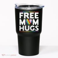 Free Mom Hugs Lgbt Pride Parades Rainbow Tumbler thumb 0