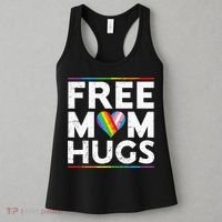 Free Mom Hugs Lgbt Pride Parades Rainbow Women's Tank Top thumb 3