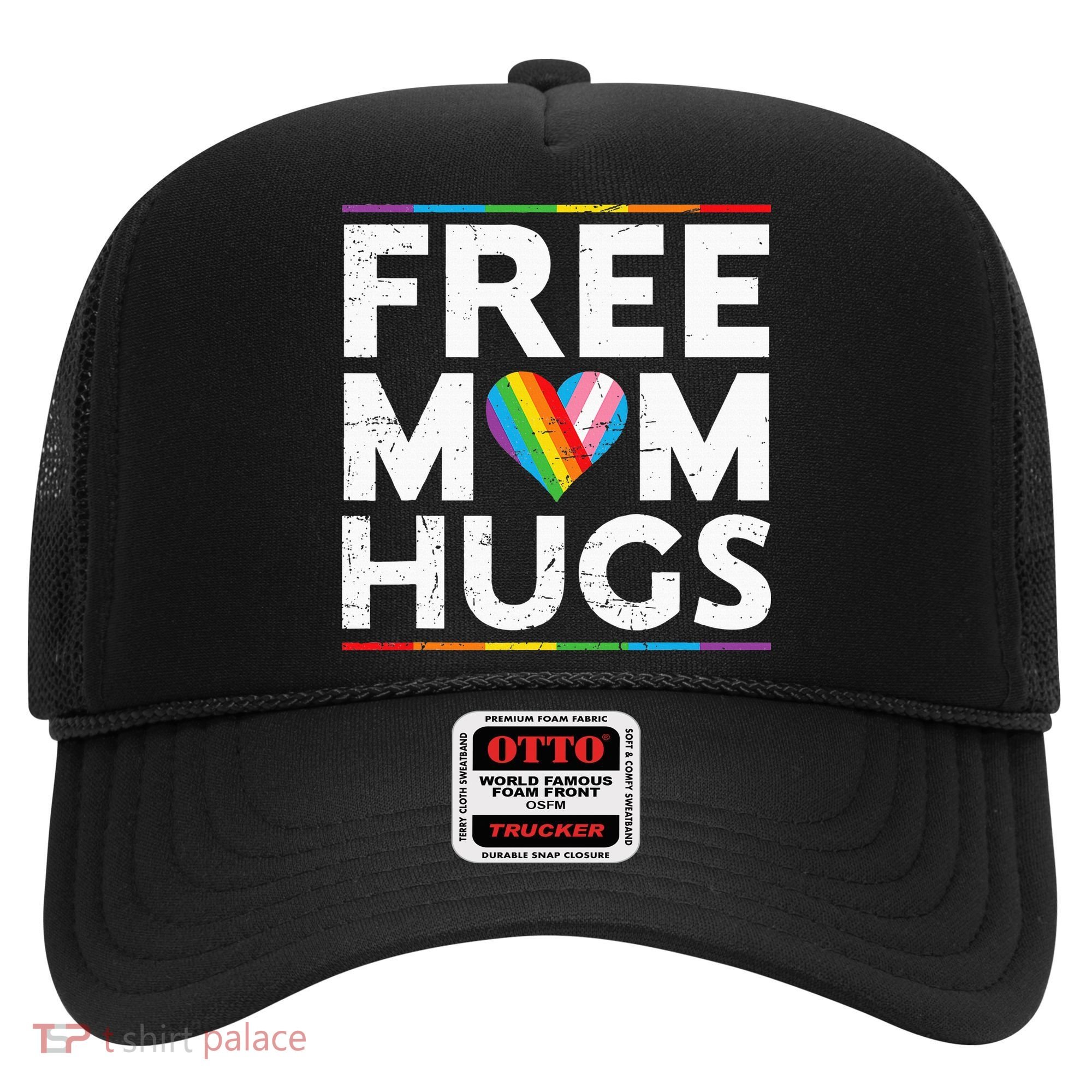 Free Mom Hugs Lgbt Pride Parades Rainbow Hat