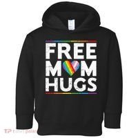 Free Mom Hugs Lgbt Pride Parades Rainbow Toddler Hoodie thumb 0