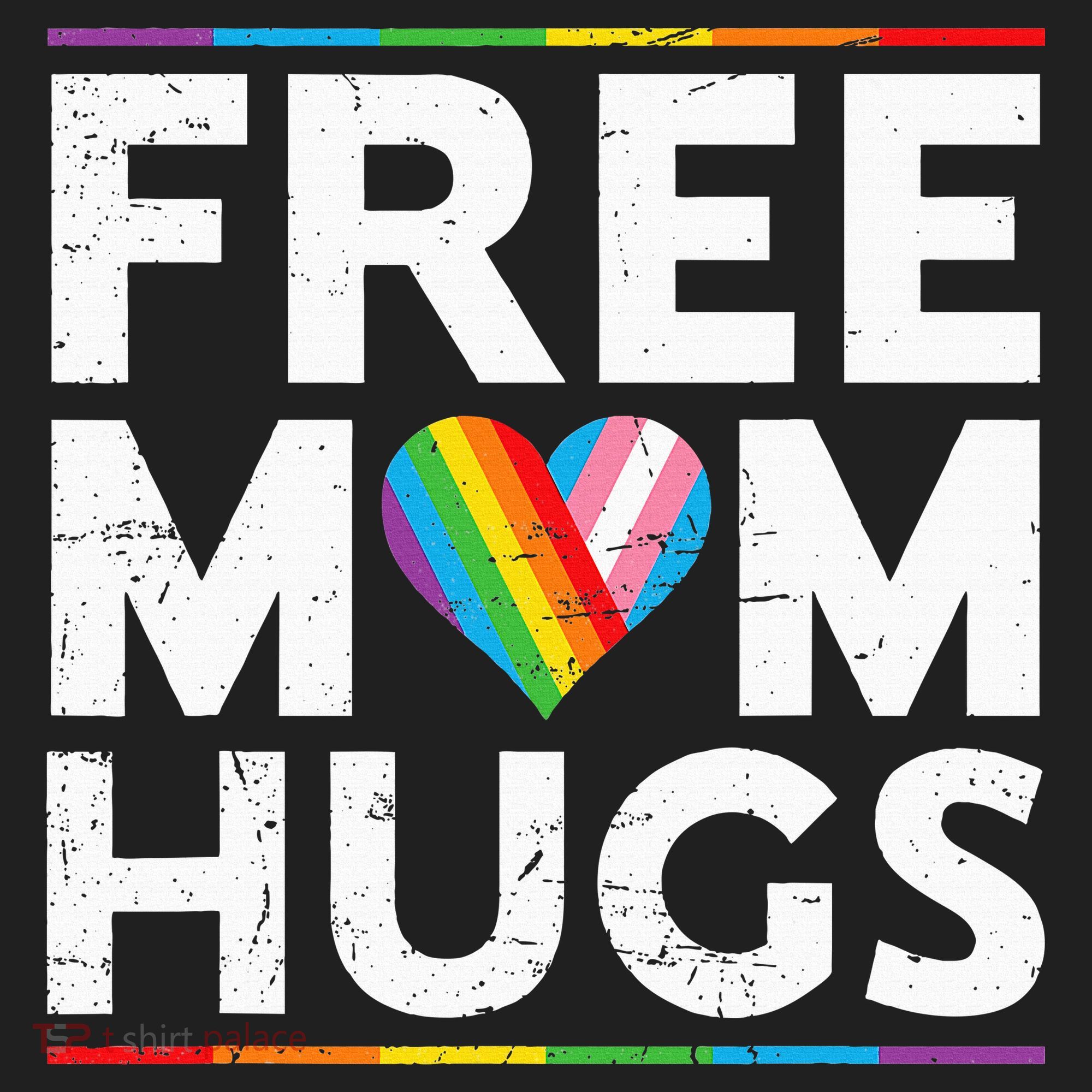 Free Mom Hugs Lgbt Pride Parades Rainbow Golf Towel