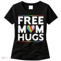 Free Mom Hugs Lgbt Pride Parades Rainbow Women's T-Shirt thumb 0