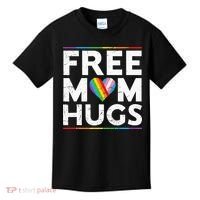 Free Mom Hugs Lgbt Pride Parades Rainbow Kids T-Shirt thumb 0