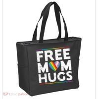 Free Mom Hugs Lgbt Pride Parades Rainbow Tote Bag thumb 2