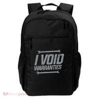 Funny MECHANICS I Void Warranties Wrench Garage Hoodie Backpack thumb 0