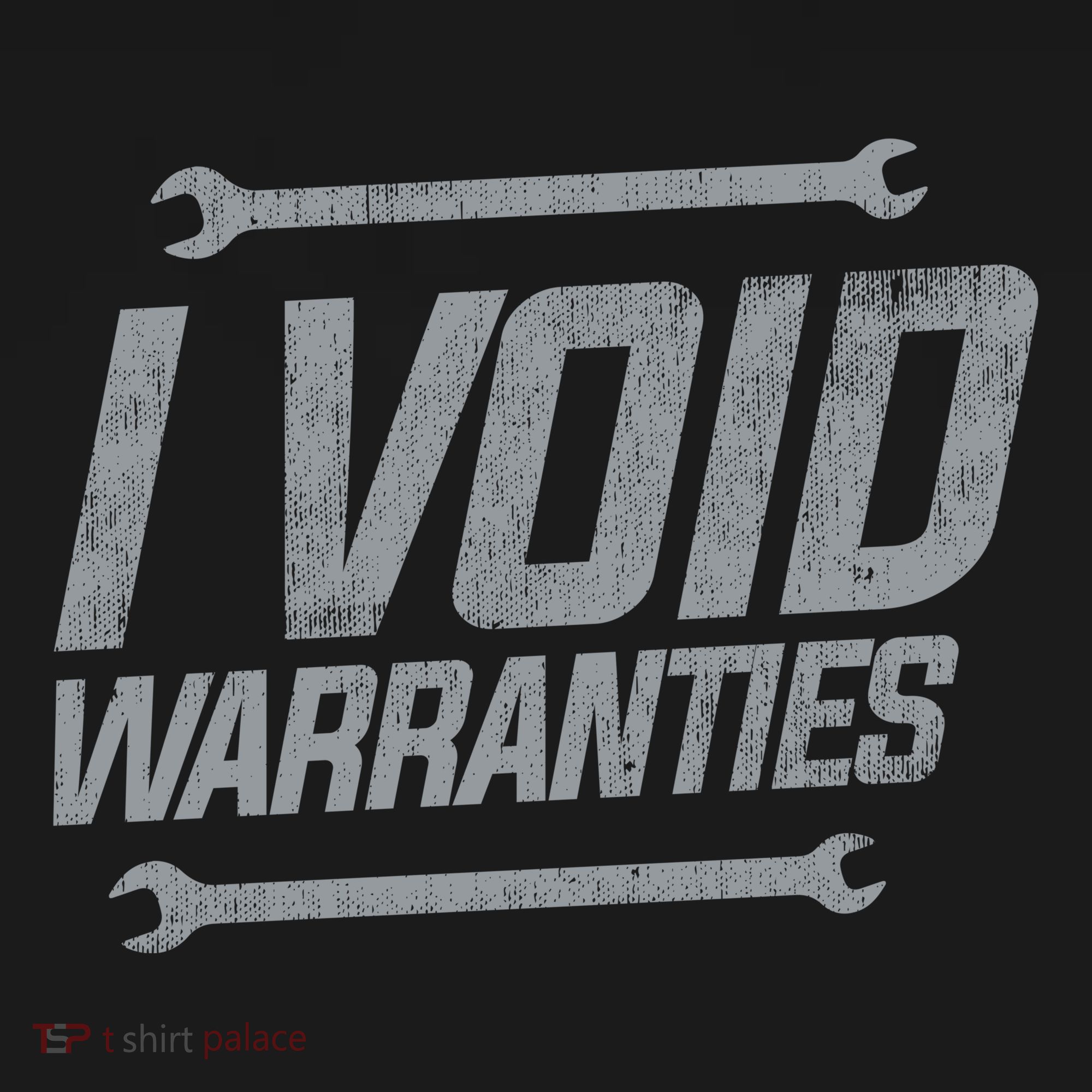 Funny MECHANICS I Void Warranties Wrench Garage Hoodie Backpack