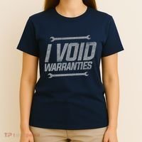 Funny MECHANICS I Void Warranties Wrench Garage Hoodie T-Shirt thumb 4