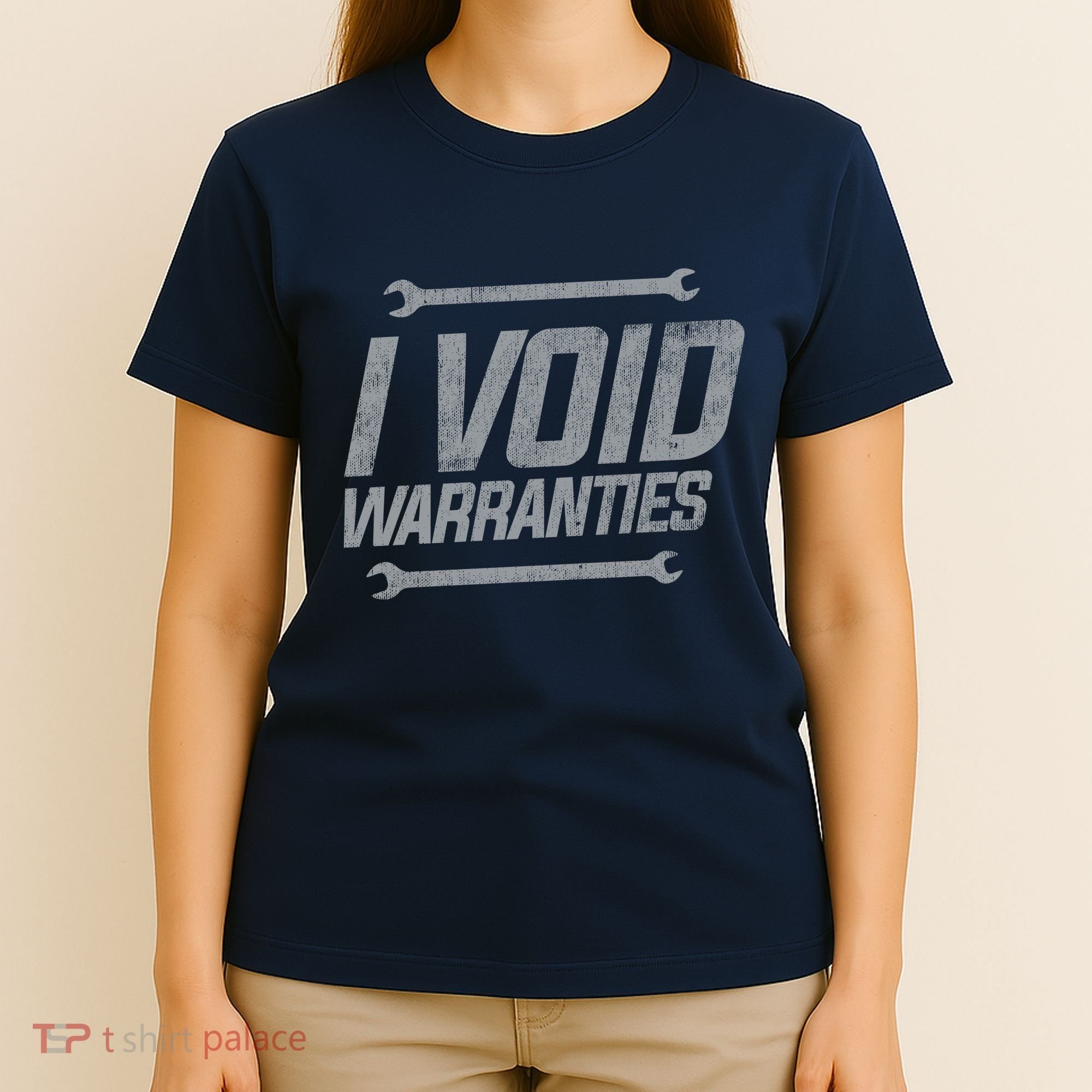 Funny MECHANICS I Void Warranties Wrench Garage Hoodie T-Shirt