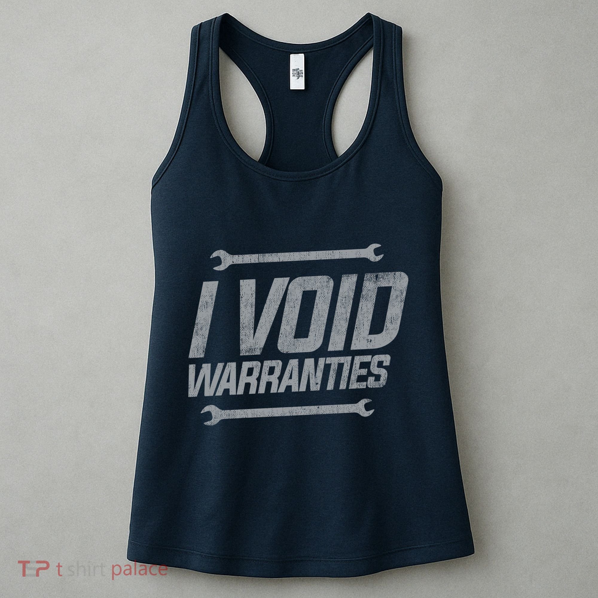 Funny MECHANICS I Void Warranties Wrench Garage Hoodie Women's Tank Top