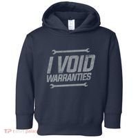 Funny MECHANICS I Void Warranties Wrench Garage Hoodie Toddler Hoodie thumb 0