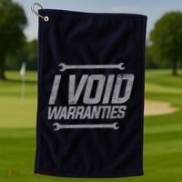 Funny MECHANICS I Void Warranties Wrench Garage Hoodie Golf Towel thumb 1