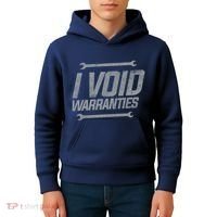 Funny MECHANICS I Void Warranties Wrench Garage Hoodie Kids Hoodie thumb 4