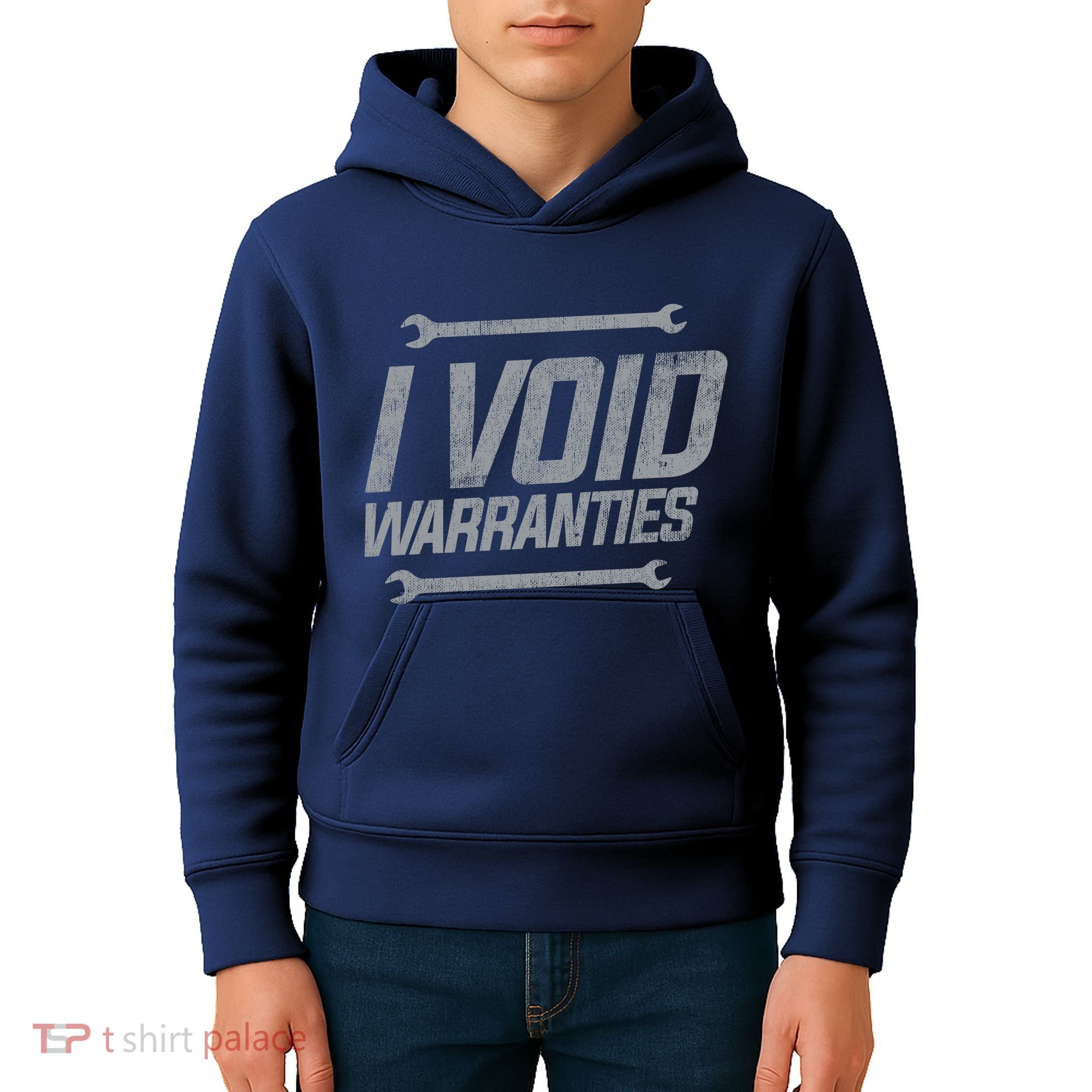 Funny MECHANICS I Void Warranties Wrench Garage Hoodie Kids Hoodie