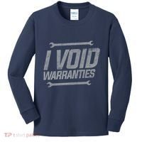 Funny MECHANICS I Void Warranties Wrench Garage Hoodie Kids Long Sleeve Shirt thumb 0