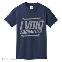 Funny MECHANICS I Void Warranties Wrench Garage Hoodie Kids T-Shirt thumb 0