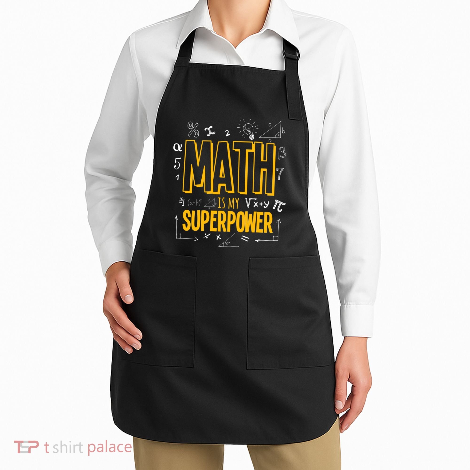 Funny Math Is My Superpower Algebra Lover Steam Gift Apron