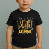 Funny Math Is My Superpower Algebra Lover Steam Gift Toddler T-Shirt thumb 2