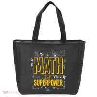 Funny Math Is My Superpower Algebra Lover Steam Gift Tote Bag thumb 0
