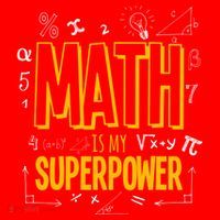Funny Math Is My Superpower Algebra Lover Steam Gift Santa Hat thumb 1