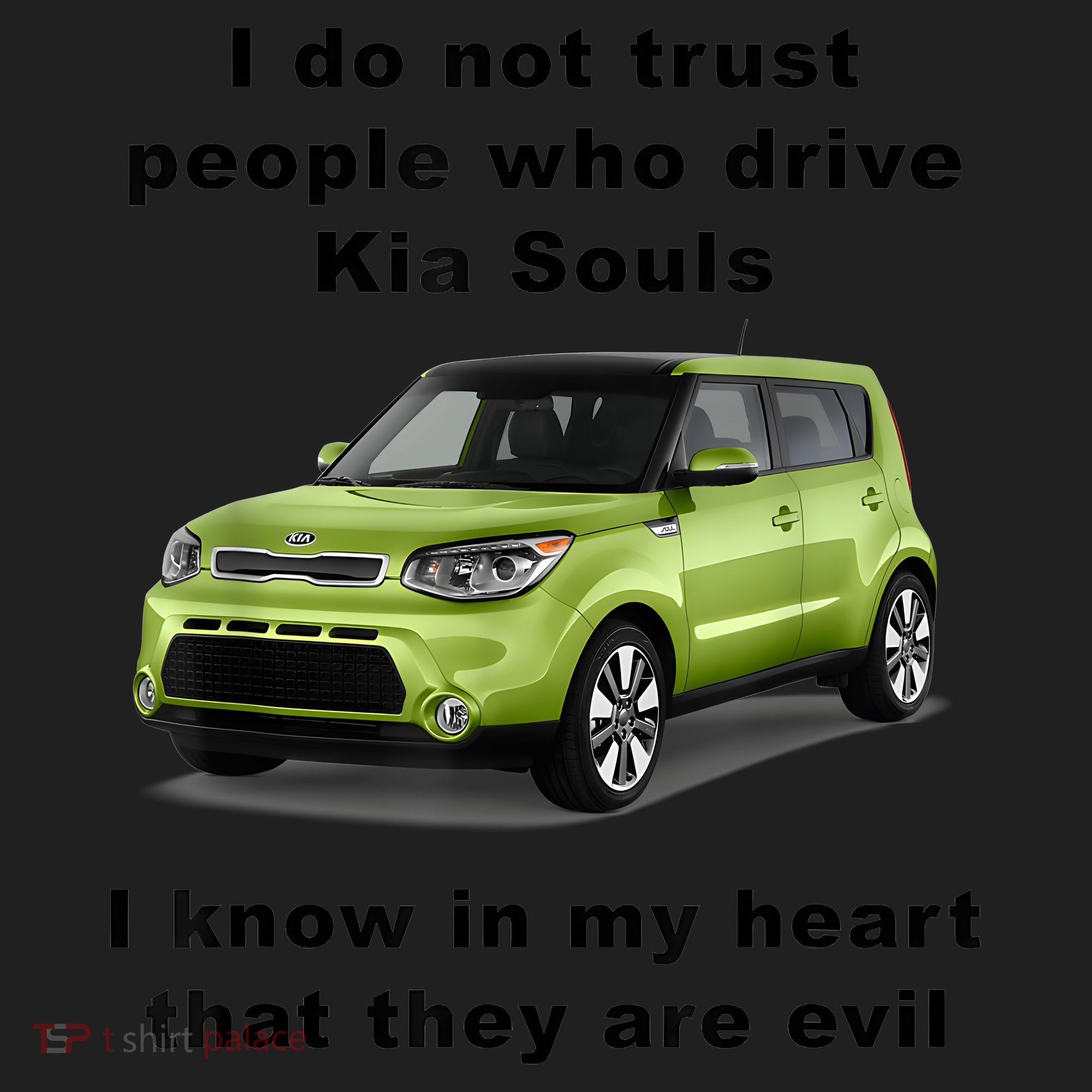 Funny Meme I Do Not Trust People Who Drive Kia Souls Joke Women's Sweatshirt