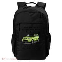 Funny Meme I Do Not Trust People Who Drive Kia Souls Joke Backpack thumb 0