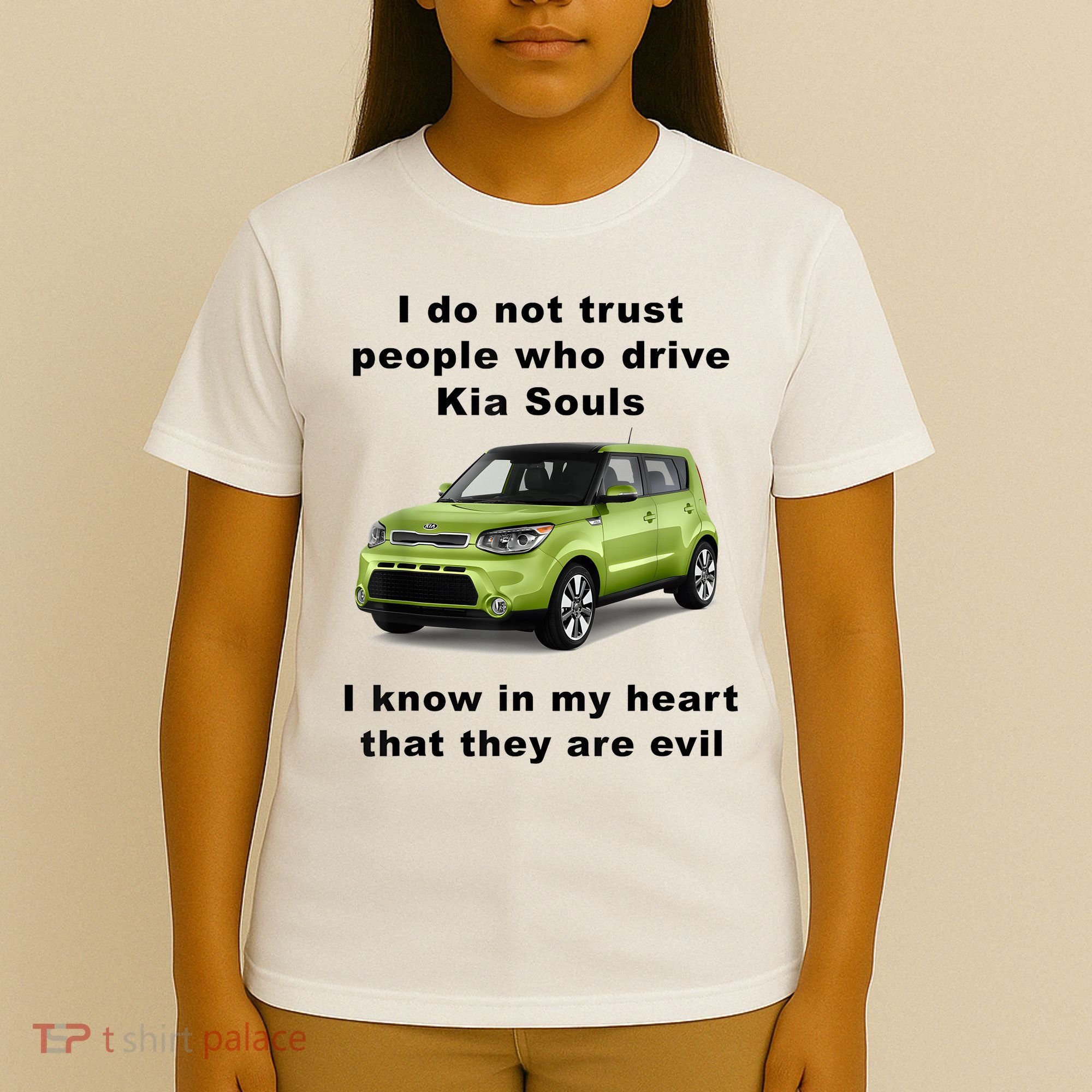 Funny Meme I Do Not Trust People Who Drive Kia Souls Joke T-Shirt