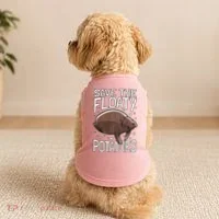 Funny Manatee I Save The Floaty Potatoes I Manatee Doggie Tank thumb 2