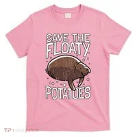 Funny Manatee I Save The Floaty Potatoes I Manatee T-Shirt thumb 0