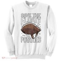 Funny Manatee I Save The Floaty Potatoes I Manatee Sweatshirt thumb 0