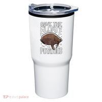 Funny Manatee I Save The Floaty Potatoes I Manatee Tumbler thumb 0