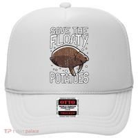 Funny Manatee I Save The Floaty Potatoes I Manatee Hat thumb 0