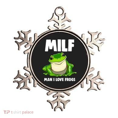 Funny Man I Love Frogs Tee Shirts Frog Love Ornament